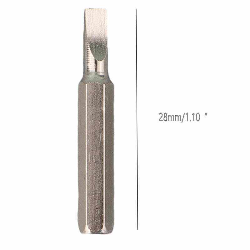 Набор насадок для отвертки, хвостовик 4 мм, Длина 28 мм, подходит для перезаряжаемых сверл, промышленные прецизионные инструменты, 10 шт.