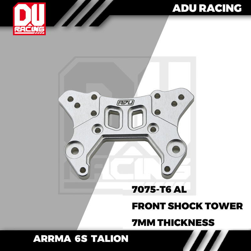 ADU Racing-Front Shock Tower, Alumínio para tecnologia ARRMA 6s, CNC 7075-T6