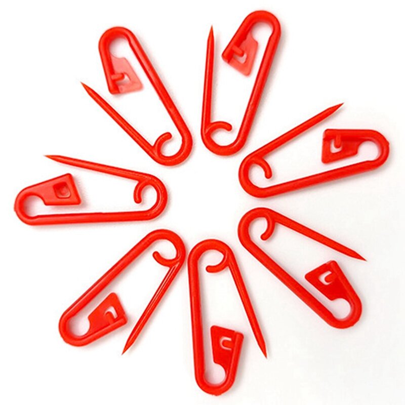 Pino De Segurança De Plástico para Marca Pequena, Preto e Branco, Rosa Vermelha Amarelo Azul Verde, 2,3 cm, 200PCs