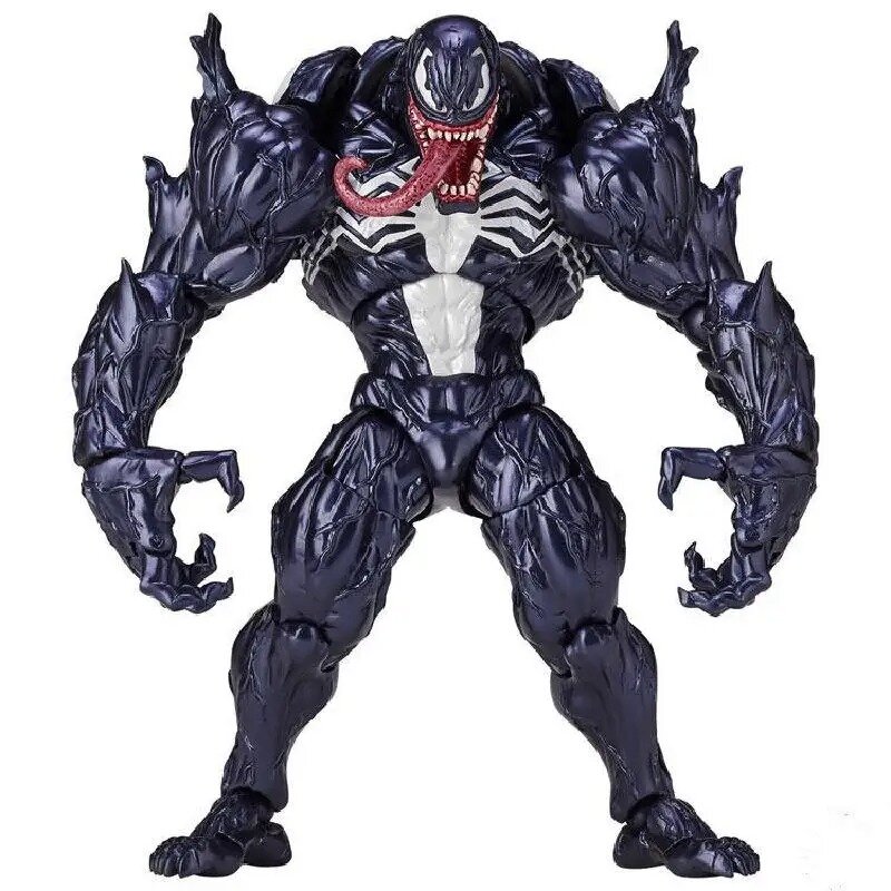 Marvel Filme Super Hero Toy Modelo, Venom Carnificina Figura, Amazing Spider-Man, Cosplay Móvel, Massacre, Natal Presente De Aniversário