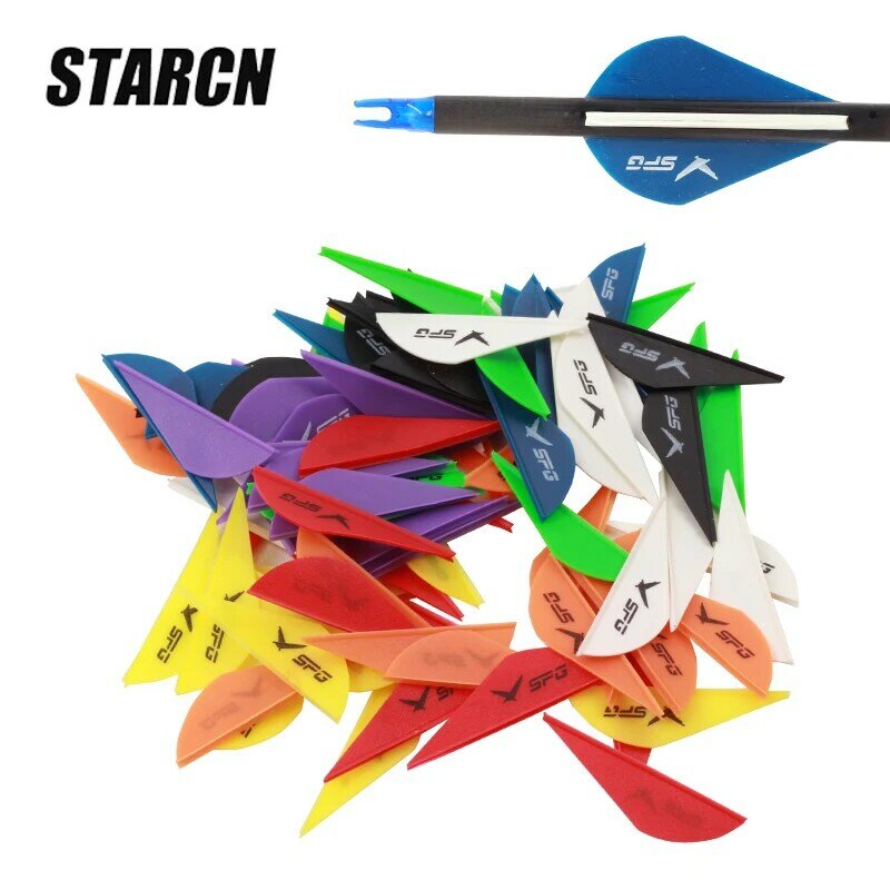 36/72pcs 2 inch Arrow Vane Plasti Feather Vanes Suit Glass Carbon Woodon Bamboo Arrow Shaft Archery Hunting Shooting Accessories
