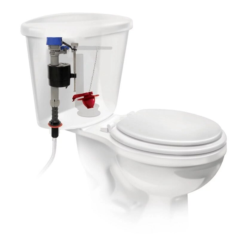 طقم إصلاح صمام ملء المرحاض من Fluidmaster-Performax ، 2 "Flapper ، بلاستيك ، عبوة واحدة ، ارتفاع من ، من حيث الطول ،