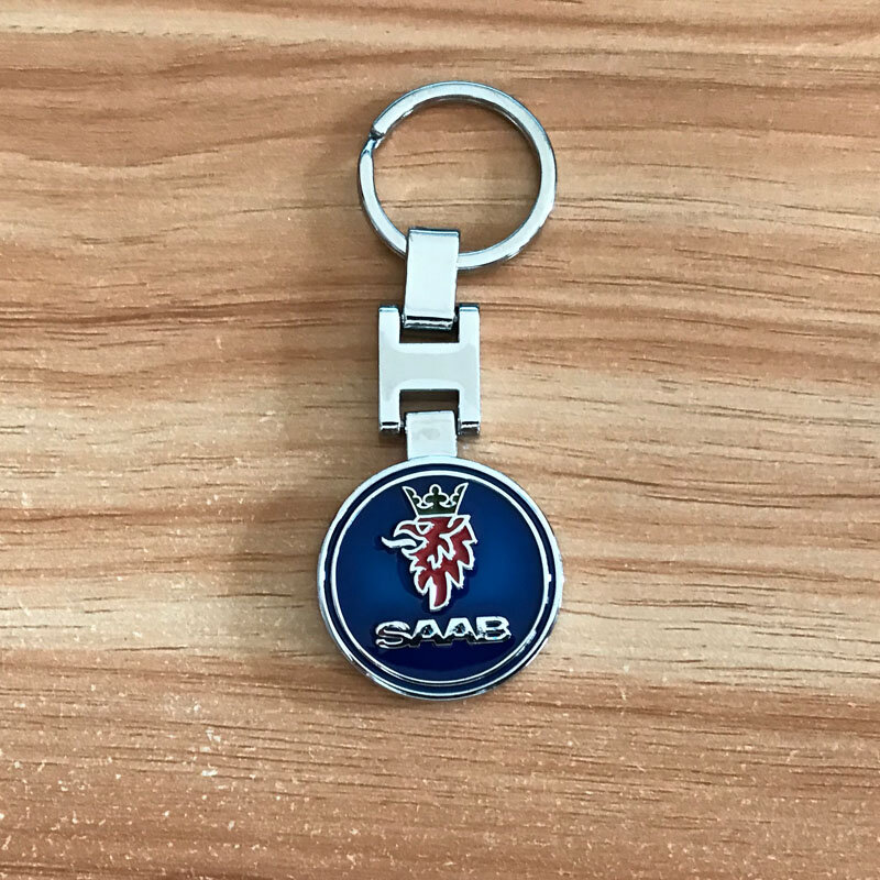 Hochwertiger Schlüssel ring im Metalls child stil für Saab Scania Emblem 93 9-3 900 9000 Mode Schlüssel bund bestes Geschenk Autozubehör
