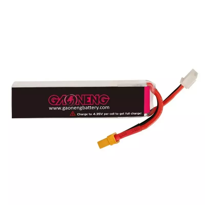 Batería Lipo GAONENG GNB 2S HV para Dron de carreras, enchufe de XT30U-F para RC FPV, Tinywhoop Kit de marco, 720mAh, 7,6 V, 100C/200C, 1-10 unids/set