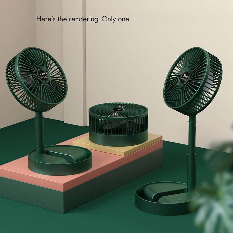 Ventilatore da tavolo comodo Mini ventilatore elettrico pieghevole ventilatore da regalo per la casa all'aperto USB