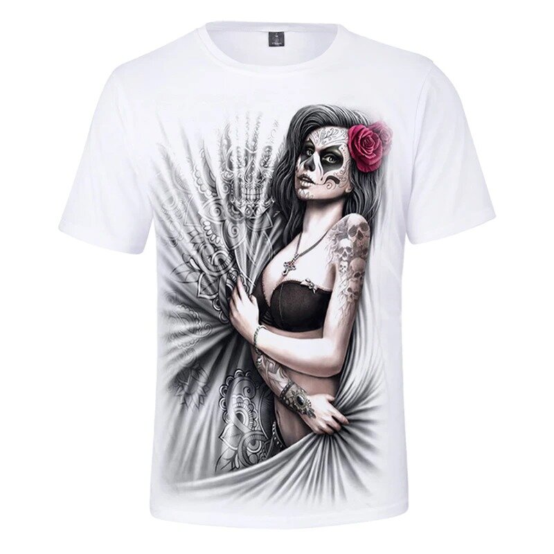Модная хипстерская 3d-футболка с черепом, пивом, спортивные рубашки в стиле хип-хоп, мужские и женские футболки, топы, футболка унисекс с круглым вырезом и коротким рукавом