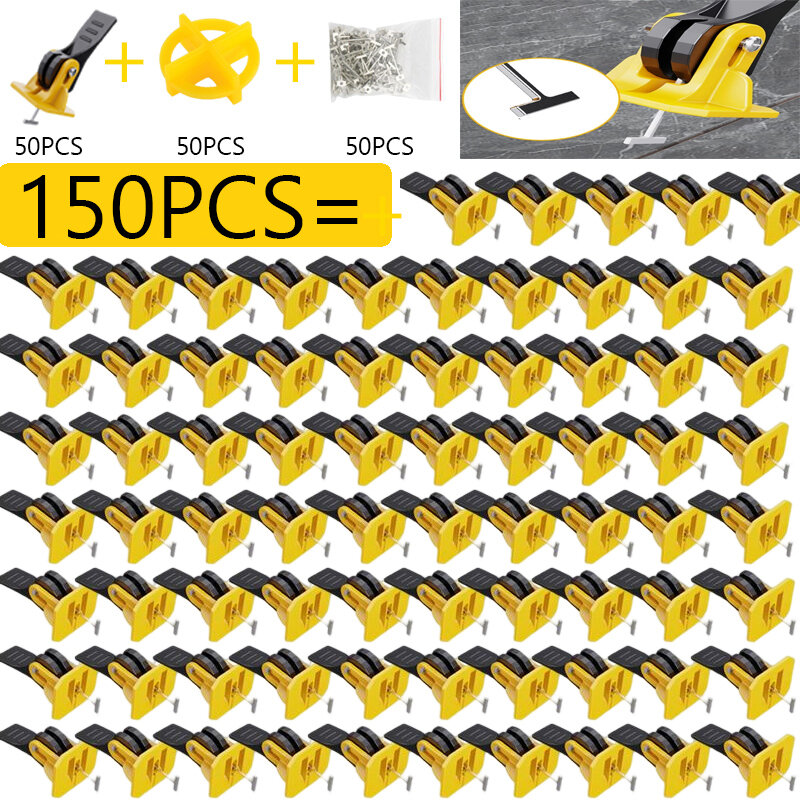 150Pcs Tegel Leveling Systeem Set Vervangbare Stalen Naalden Voor Vloertegels, Svp Voor Leggen Tegels Bouw Tool Onderdelen