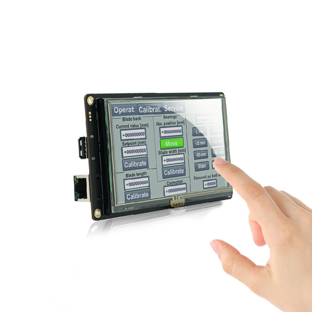 Piedra 4,3 pulgadas 480*272 HMI TFT LCD Módulo de pantalla con interfaz de serie para uso en equipos