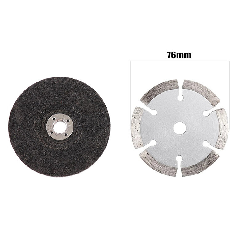 Disco de corte Circular para amoladora angular, disco de lijado de piedra de Metal, muela plana, 75mm, 5 unids/set