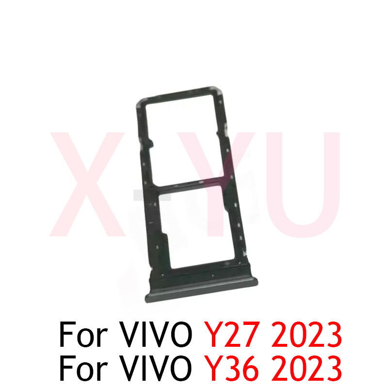 For VIVO Y27 Y36 2023 SIM Card Tray Slot Holder Adapter Socket Repair Parts