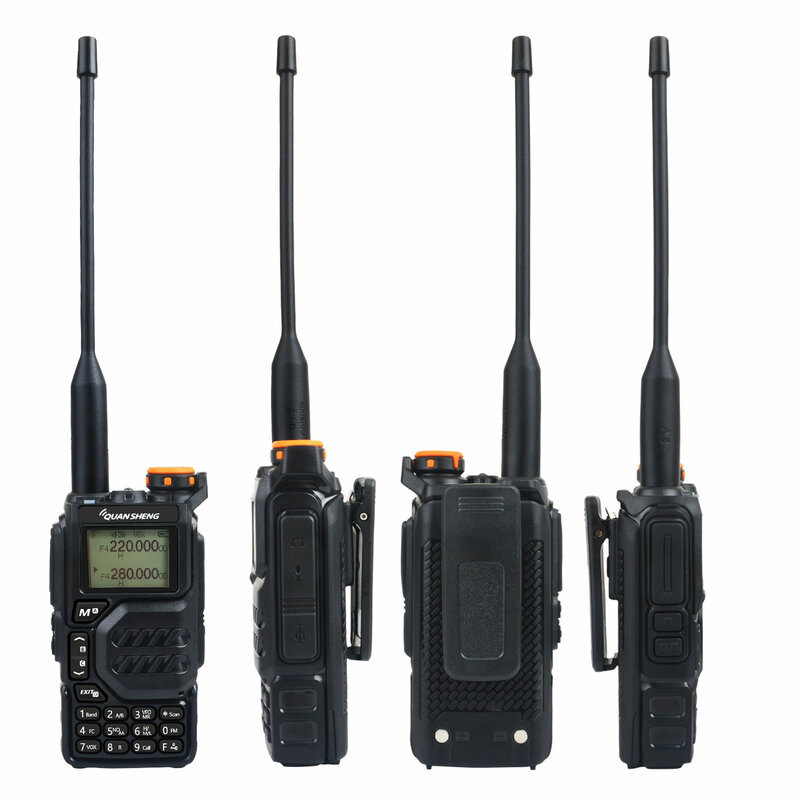 50-600MHz RX Walkie Talkie UV-K5 Quansheng VHFUHF 136-174MHz 400-470MHz RX TX entrambi DTMF VOX FM Air Band Wireless Freq Copy Radio