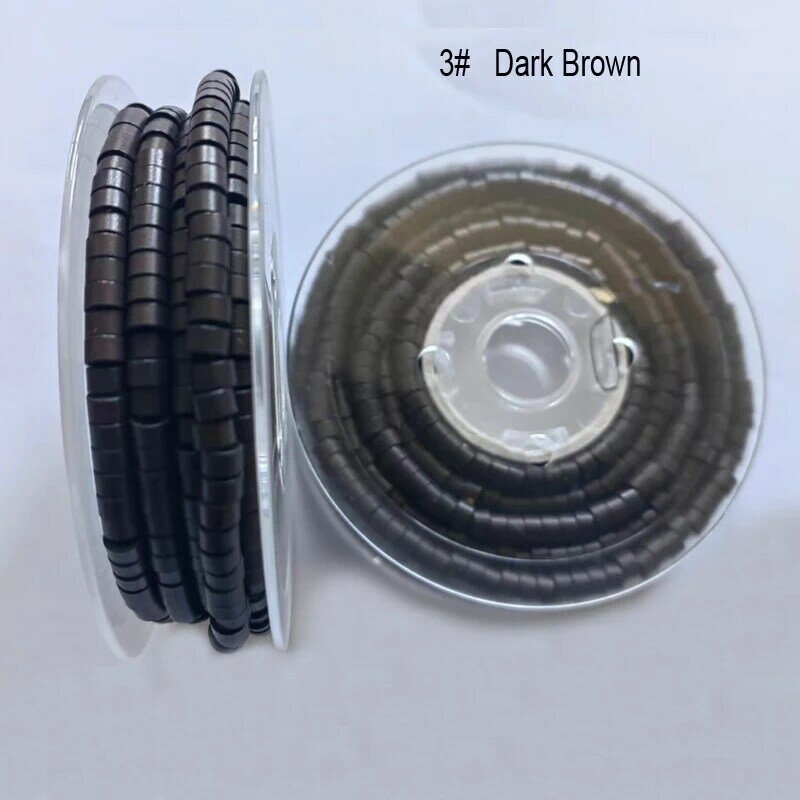 Herramientas de extensión de cabello precargadas, microanillos de aluminio de silicona de 1000mm, 5,0 piezas, hechas con alicates de gancho de bucle Easi