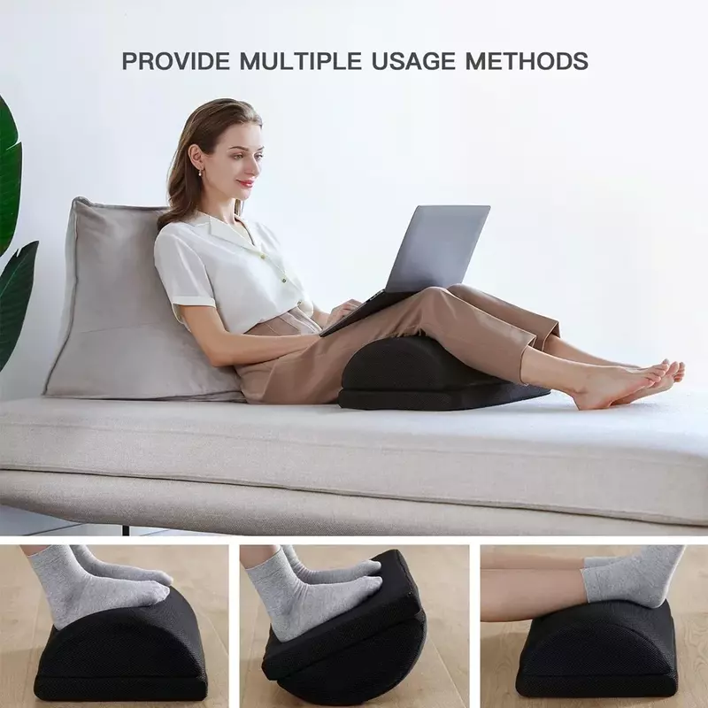 Unter Schreibtisch Fuß stütze höhen verstellbarer Memory Foam Fuß hocker unter Schreibtisch für Bürostuhl & Gaming Stuhl, Rücken & Hüfte Schmerz linderung