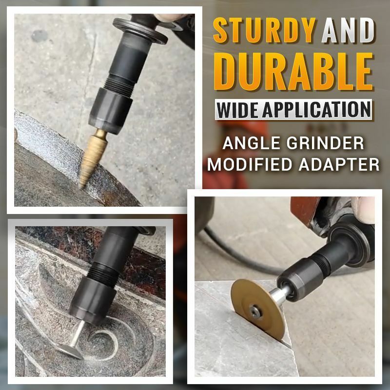Adaptador modificado para 100-Type Angle Grinder, reta Grinder Chuck, M10 Thread, Angle Grinder Parts, 3mm, 6mm