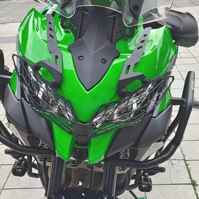 Tampa do protetor do farol da motocicleta, guarda para Kawasaki KLE 1000, Versys 1000, 2019-2023, 2022