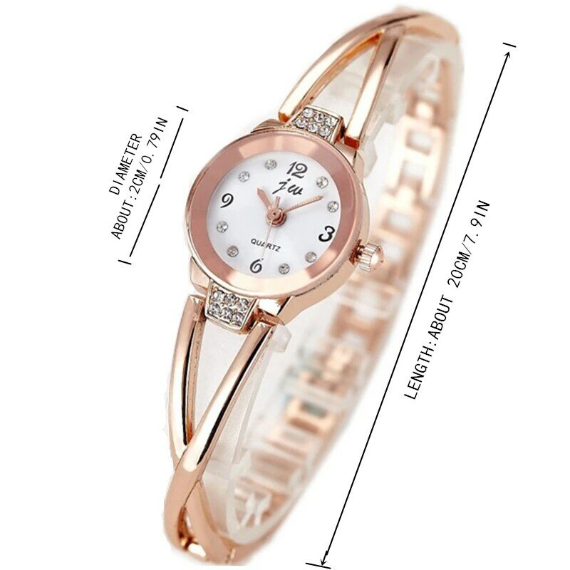 최신 유행 여성 팔찌 시계 Mujer Relojes 작은 다이얼 쿼츠 레저 인기 손목 시계, 시간 여성 우아한 시계