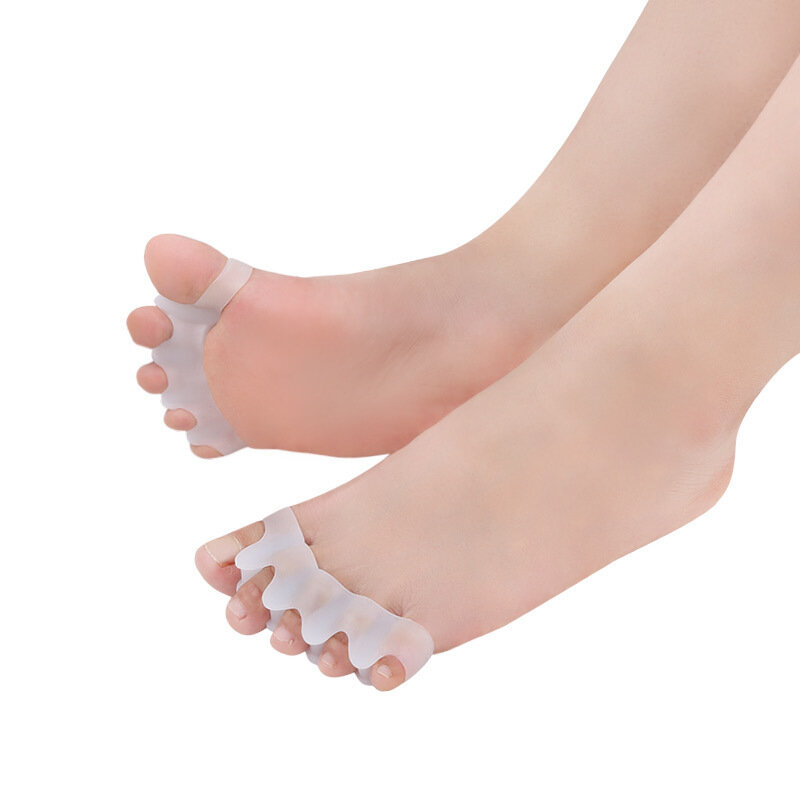 Gorący kciuk koślawego ochraniacza zapobieganie pęcherzom narzędzie do paznokci pielęgnacja stóp Separator palców stopy silikonowy ochraniacz palców u stóp korektor