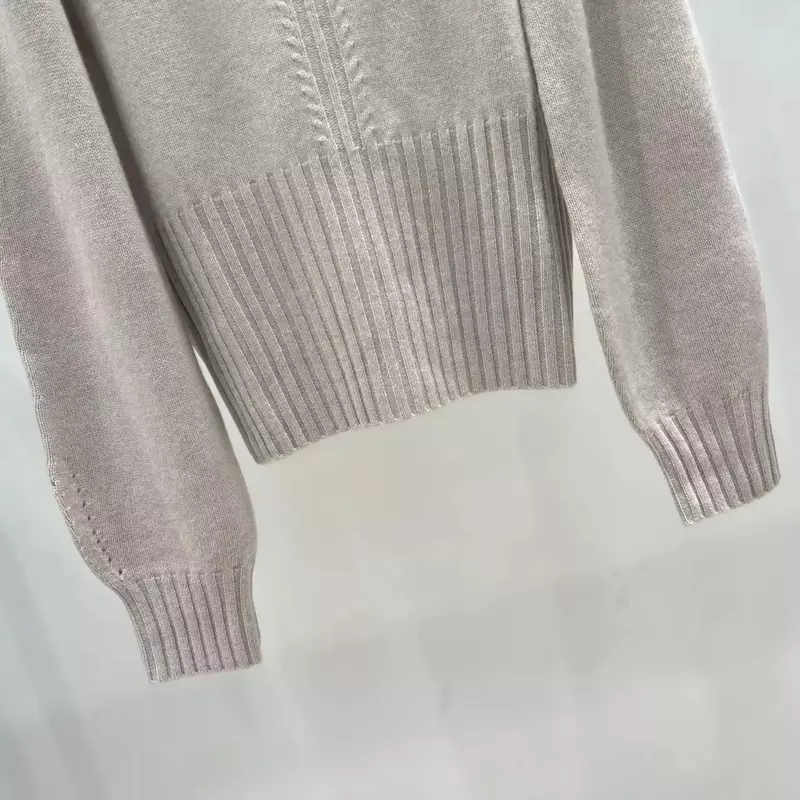 여성용 단색 100% 캐시미어 스웨터, 슬림핏, 빈티지 O넥 니트 점퍼, 가을 겨울