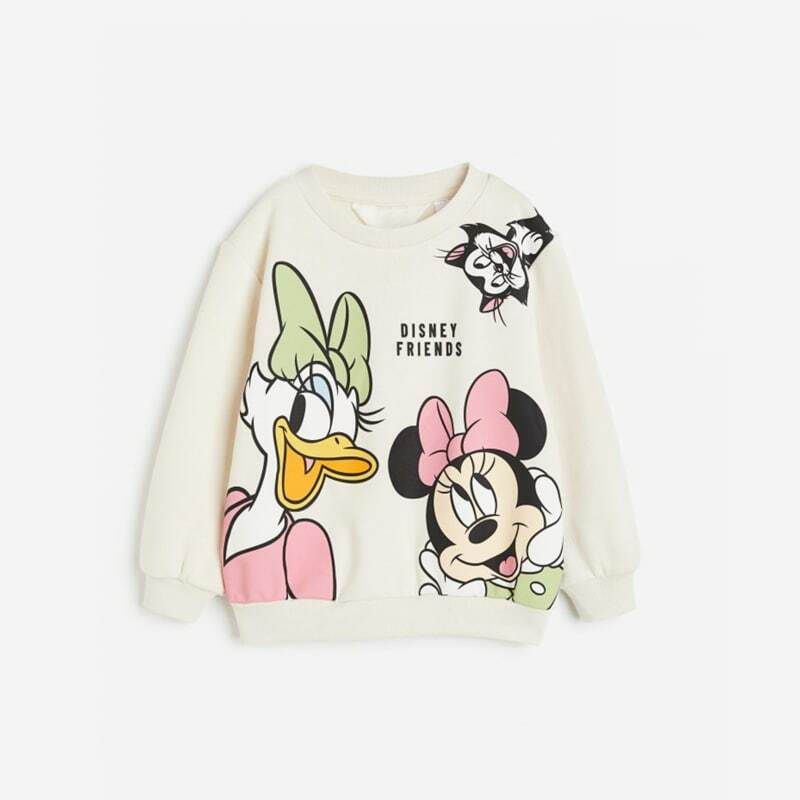 Baby Girl Cute Minnie Mouse Children Sweatshirt Spring Fall Clothing Tops Long-sleeved Loose Fashion Cartoon Girl Hoodies O-neck