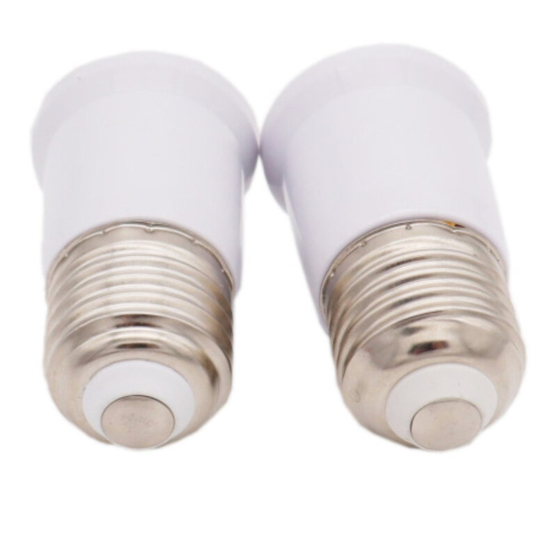 Light Bulb Socket Extender E26/E27 Screw In Adapter 3cm 1.2 Inch Extension Base For Standard E26 E27 Base LED/ CFL Bulbs