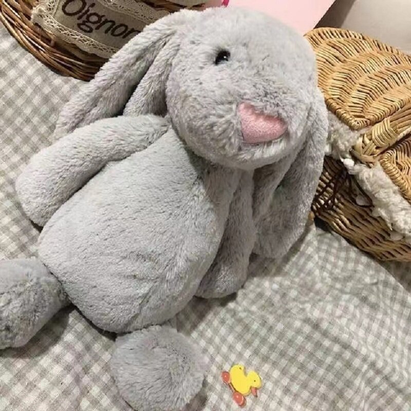 토끼 봉제 인형 장난감, 귀여운 인형, 토끼 큰 동물, 음력 중국 새해 장난감, 친구를 위한 부활절 선물, 60cm