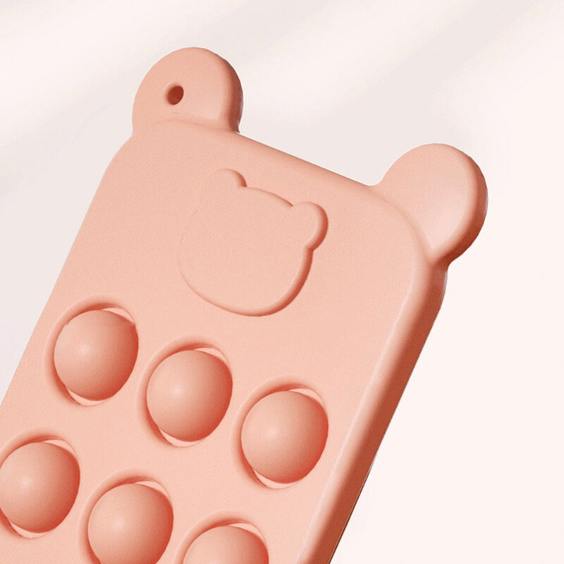 Molar Period Silica Gel Taste Puzzle Cartoon Mobile Phone Shape No Deformation Infant Soft High Temperature Resistance Toy
