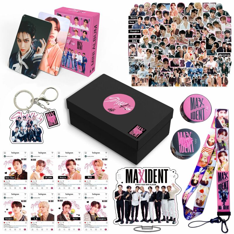 Kpop Photocards Lomo Cards Gift Box New Album Rock Star Five-Star Photo Print Cards Set Fans Collection