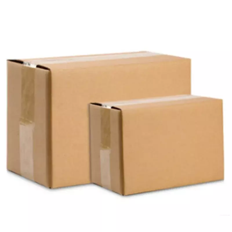 ไปรษณีย์ลูกฟูกบรรจุภัณฑ์กล่องกระดาษของขวัญสีน้ำตาล10ชิ้น/ล็อตการจัดส่งสินค้าด่วน