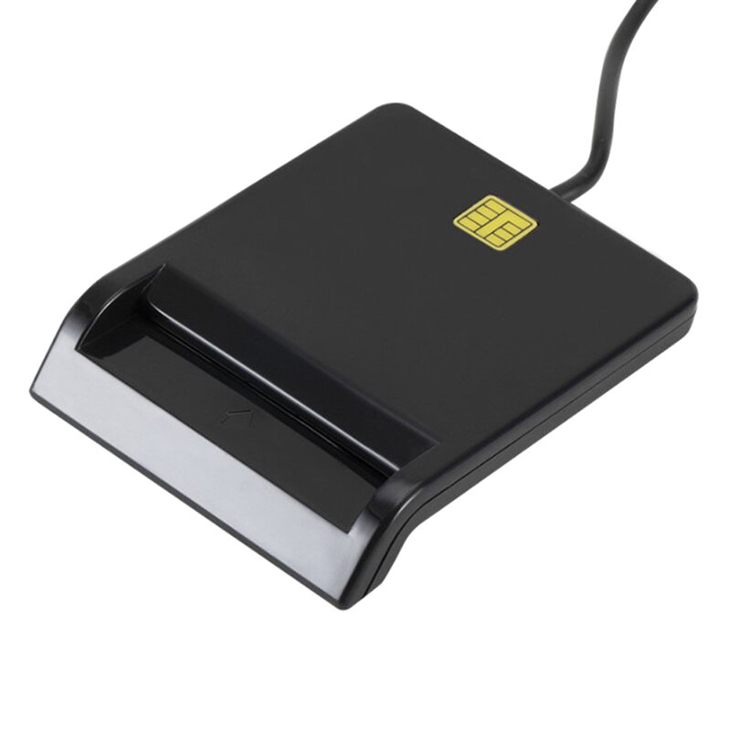 Lector de tarjetas inteligentes USB, micro SD/TF, Banco de identificación de memoria, DNIE, dni, citizen, sim, clonador, adaptador de conector, lector de tarjetas de identificación, 1 unidad