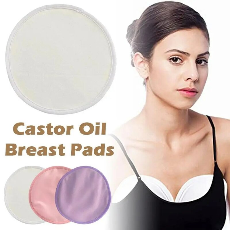 Bantalan payudara untuk minyak esensial, bantalan payudara dapat dipakai ulang, paket minyak kastoroil dapat digunakan kembali, 1 buah Kulit Kecantikan