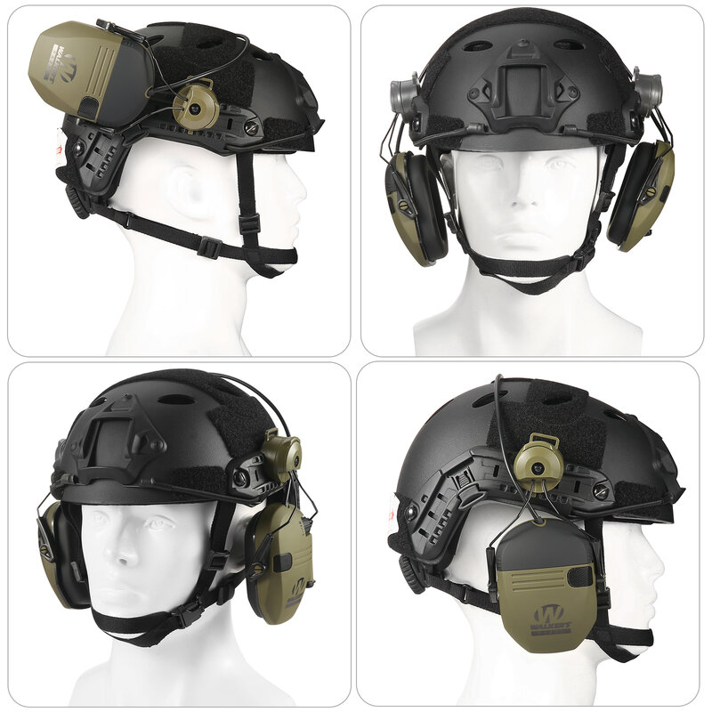 New Generation Walker Helmet VersionTactical Electronic Shooting Earmuff Anti-noise Headphone NRR23dB