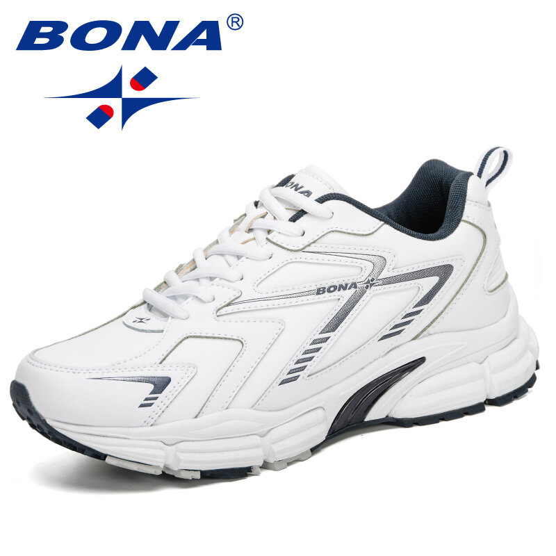 Bona Lucky Bag รองเท้ากีฬารองเท้าลำลองรองเท้าหนังรองเท้าผ้าใบสำหรับเดินป่าผู้ชายแบบสุ่มสี