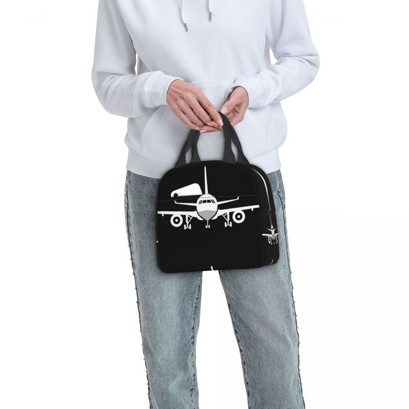 Boeing 737-800 Lunch Bag Insulation Bento Pack Aluminum Foil Rice Bag Meal Pack Ice Pack Bento Handbag