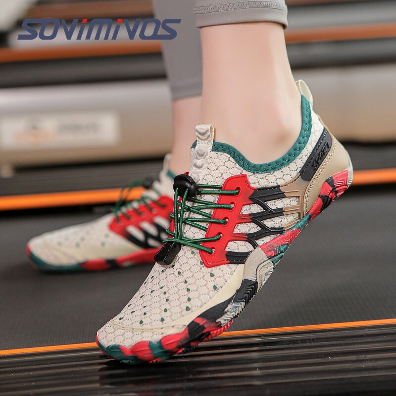 รองเท้าวิ่งสำหรับผู้ชาย, รองเท้าวิ่งแบบเรียบง่ายสไตล์มินิมอลสำหรับผู้หญิงกล่องหัวรองเท้าแบบเท้าเปล่าสร้างแรงบันดาลใจ