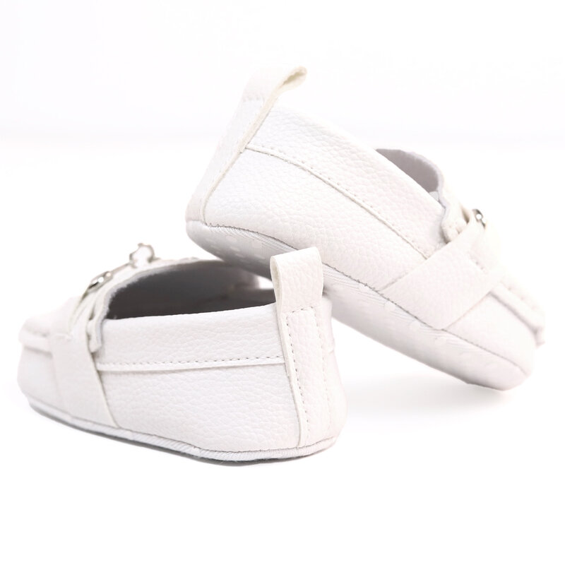 Casual Sólida Cor Deslizamento Em Low Top Loafer Sapatos para Bebês Meninos, Leve, Confortável, Antiderrapante sapatos baixos para Interior e Exterior, S