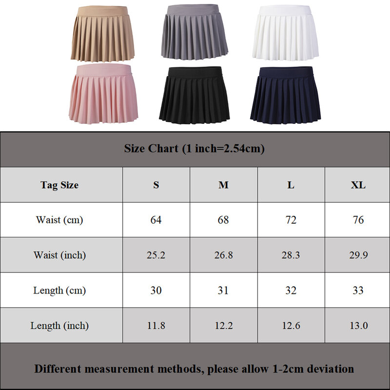Minifalda plisada de poliéster para primavera y verano, falda para citas, Color rosa, S-XL, piel, blanco, negro, azul marino