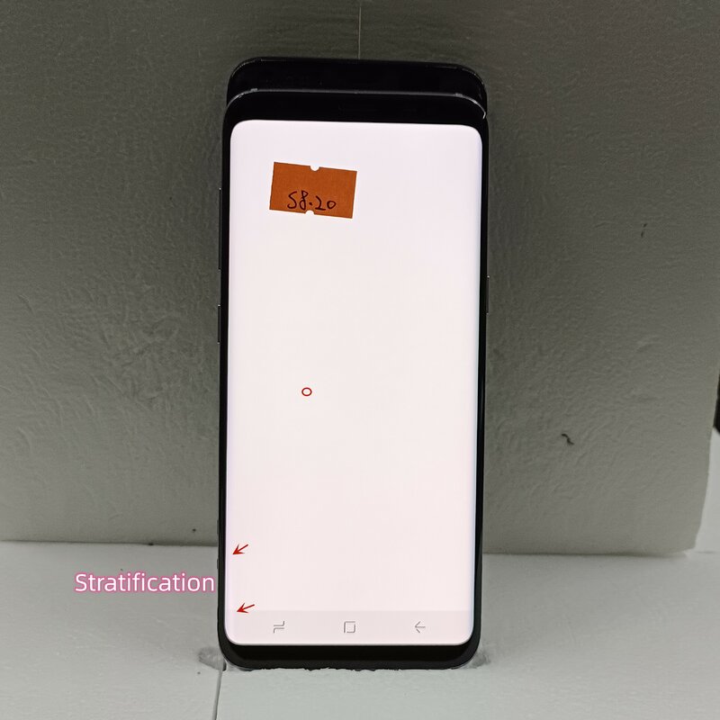 Super AMOLED For Samsung Galaxy S8 LCD DisplaySM-G950FD G950A G950U G950F Touch Screen Digitizer Panel Assembly With Line