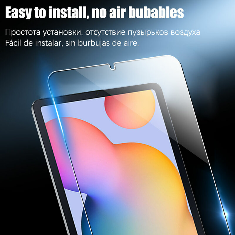Pellicola salvaschermo in vetro temperato da 2 pezzi per Samsung Galaxy Tab S8 Ultra Plus S6 Lite S7 Fe A7 Lite A8 S9 A9 pellicola per accessori per Tablet