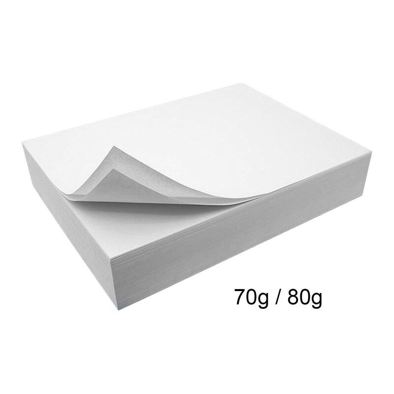 Papel Impressora A4 8,3 "x 11,7" Engrossar Branco Brilhante 500 Folhas Papel Impressora Multiuso para Impressão Comunicações Home Office