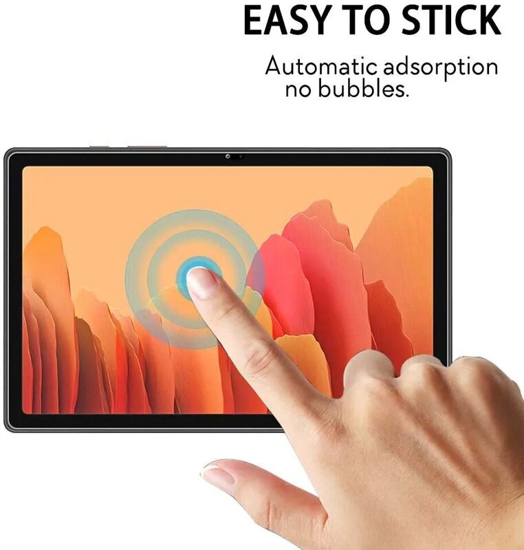 Cover protettiva per schermo in vetro temperato per Tablet 2 pezzi per Samsung Galaxy Tab A7 2020 T500/T505 schermo a copertura totale da 10.4 pollici