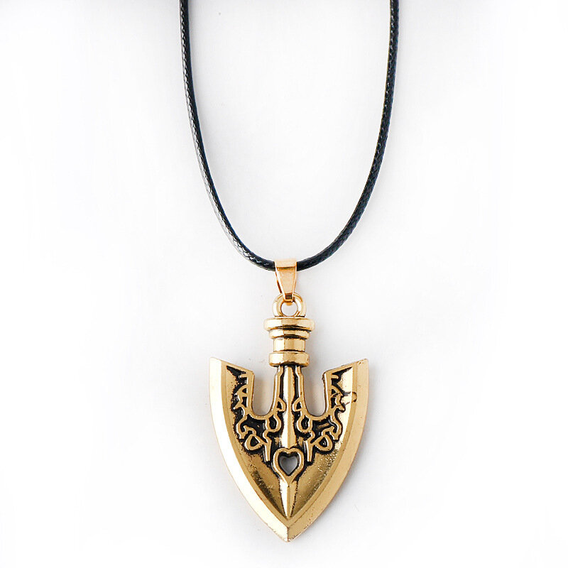 Collier pendentif flèche en métal Anime JOS Bizarre Adventure, Kujo Jotaro, tour de cou, colliers de la présidence, cadeaux de charme, bijoux