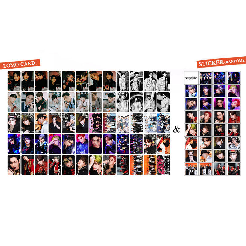 KPOP ATEEZ 92pcs/set New Album THE WORLD EP.FIN : WILL Collectible Card Postcard LOMO Card Hongjoong Seonghwa Yeosang Photo Card