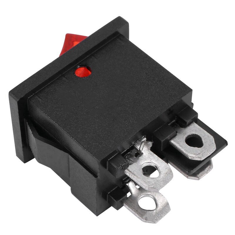 IEC320 C14 Módulo de entrada Plug Fuse Switch, Soquete masculino, 6X3 Pin, 10A 250V