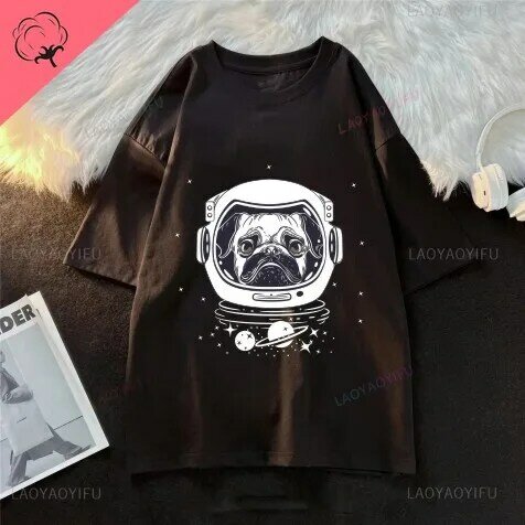 Camiseta divertida con estampado de cachorro de animal pequeño para hombre y mujer, top cómodo de manga corta, cuello redondo, ropa diaria informal