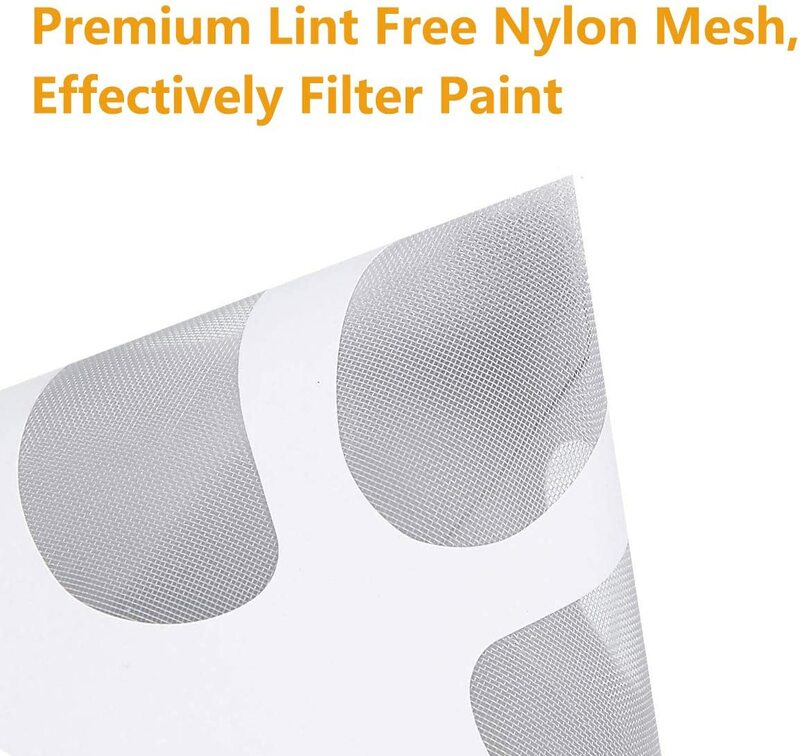 10/20/30Pcs Paint Filter Paper Purifying Straining Cup Funnel Disposable 100 Mesh Paint Filte Mesh Conical Nylon Micron Paper
