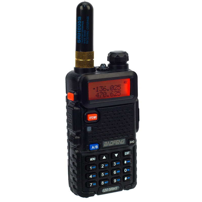 Mini SMA-M SMA-F Walkie Talkie, Rádio Acessórios, Antena Dual Band, UHF, VHF, SRH805S, 1Pc