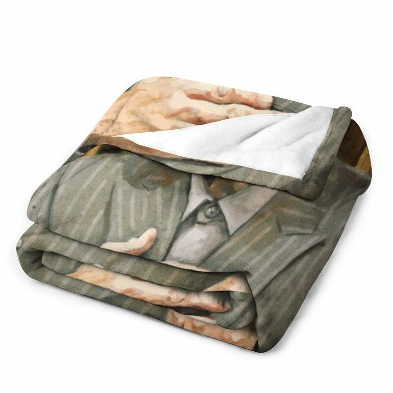 Leonard Cohen selimut kasur musim dingin, selimut Quilt berbulu halus