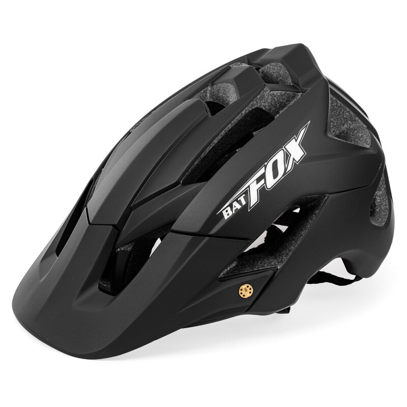 BATFOX-casco de ciclismo para hombre y mujer, protector de cabeza para bicicleta de montaña, moldeado integralmente, 2023