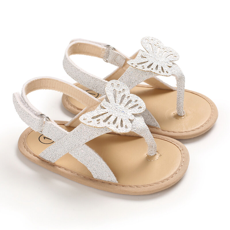 Nowe modne dziecięce klapki na lato oddychająca plaża wygodne sandały noworodka wielokolorowe płaskie buty pierwsza osoba buty do chodzenia