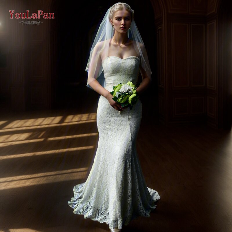 YouLaPan V30 طويل الحجاب الزفاف كاتدرائية الحجاب العروس الفاخرة الحجاب الزفاف الأبيض العاجي قناع العروس السويسري الحجاب الحجاب لفتاة